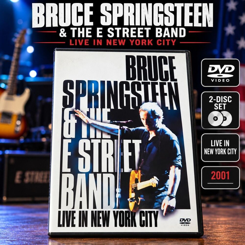 Bruce Springsteen Live in New York City DVD 2-Disc E Street Band 2001